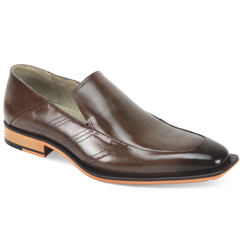 Giovanni Men's Leather Dress Shoe - Slip on Loafer