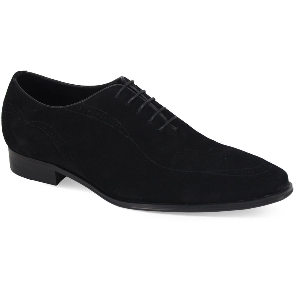 Giovanni Men's Suede Dress Shoe - Stitching Pattern