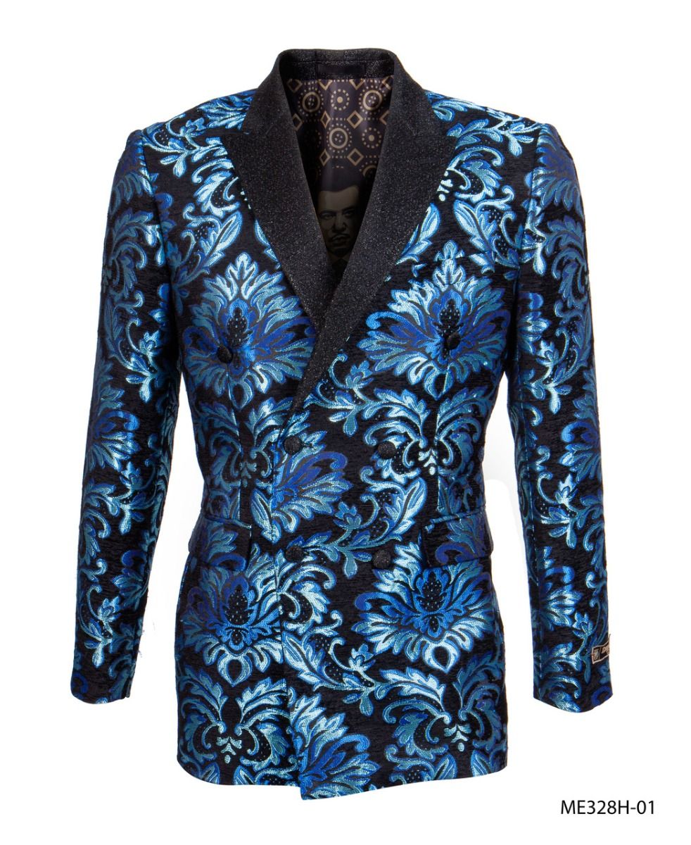 Empire Men's Luxurious Sport Coat - Bright Floral