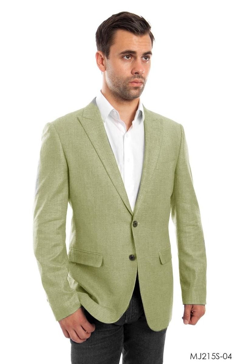 Tazio Men's Classic Fashion Sport Coat - Textured Color