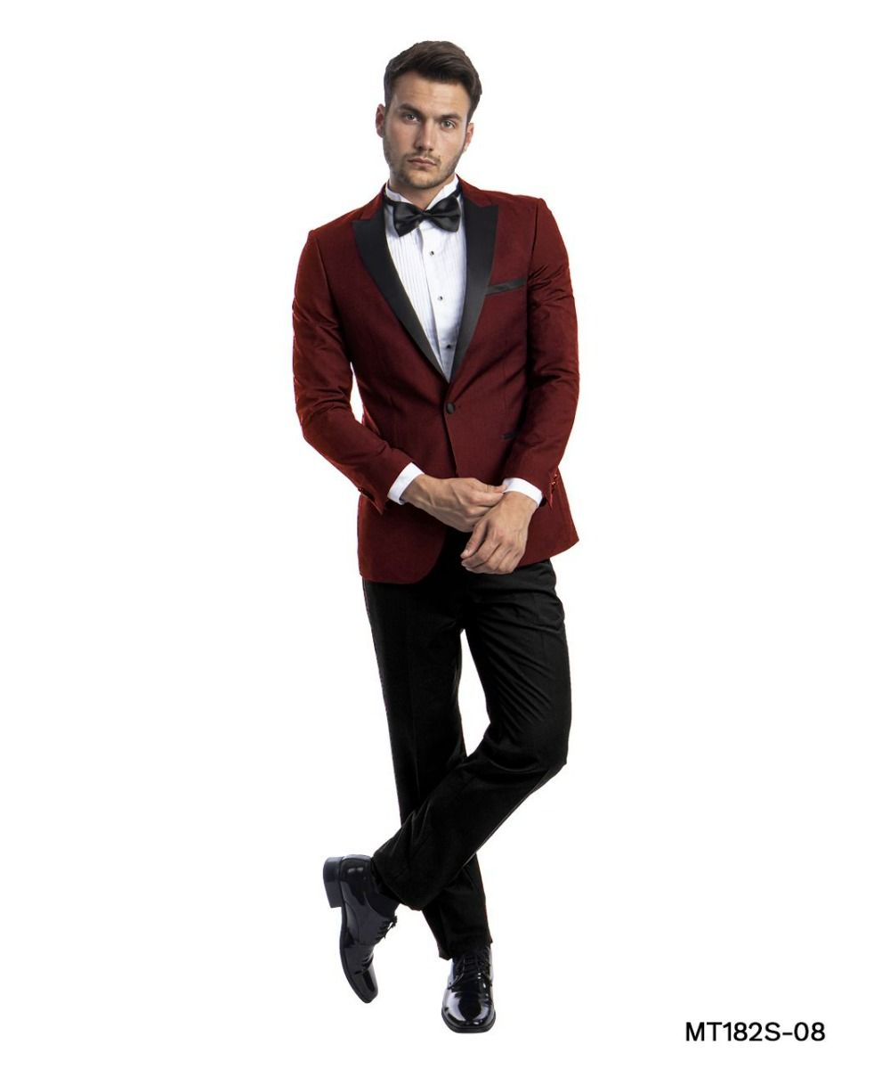 Dark Red Pants Outfits For Guy's