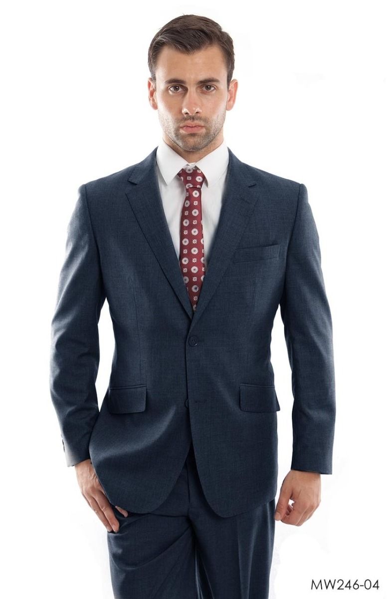 Indigo Model Men's 2 Piece Suit