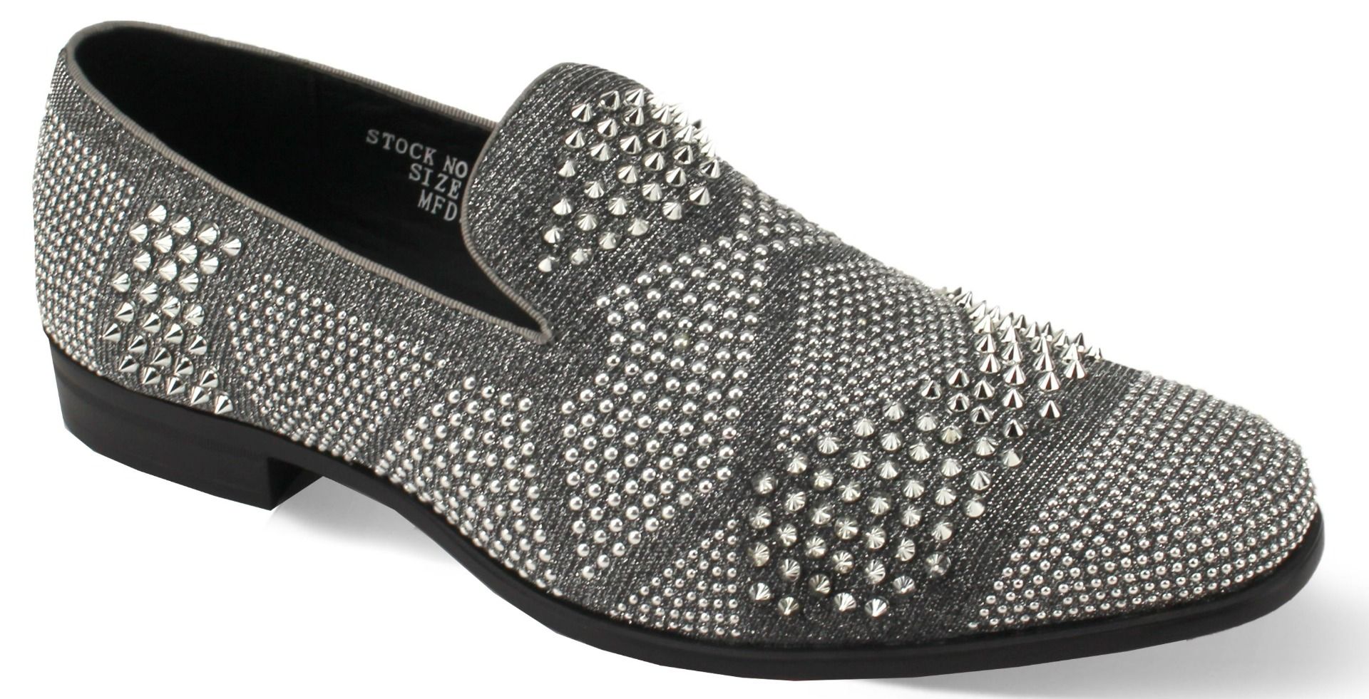 After Midnight Men's Outlet Fashion Dress Shoes - Geometric Spikes