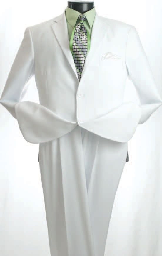 Royal Diamond Men's 2pc Poplin Discount Suit - Solid Colors