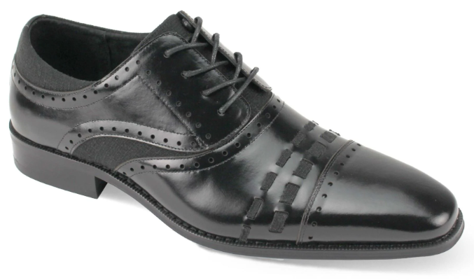 Giovanni Men's Outlet Leather High Fashion Dress Shoe - Fabric Weave