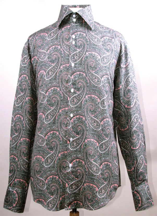 Daniel Ellissa Men's Fashion Dress Shirt - Paisley