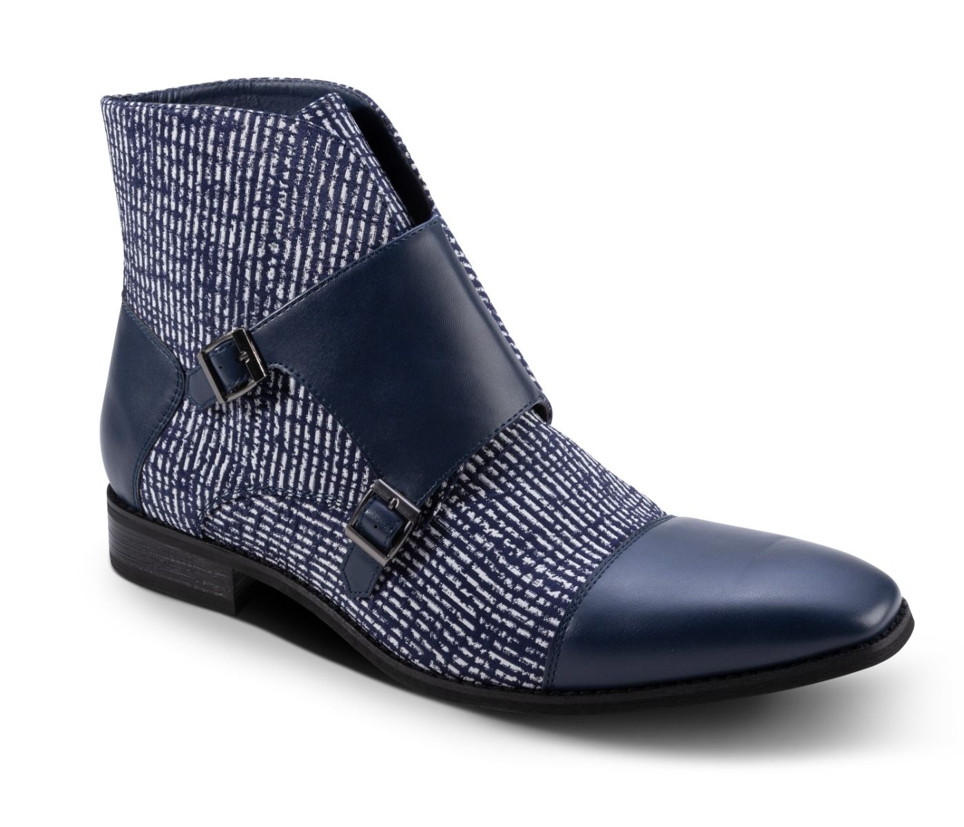 Montique Men's Dress Boot - Textured Pattern
