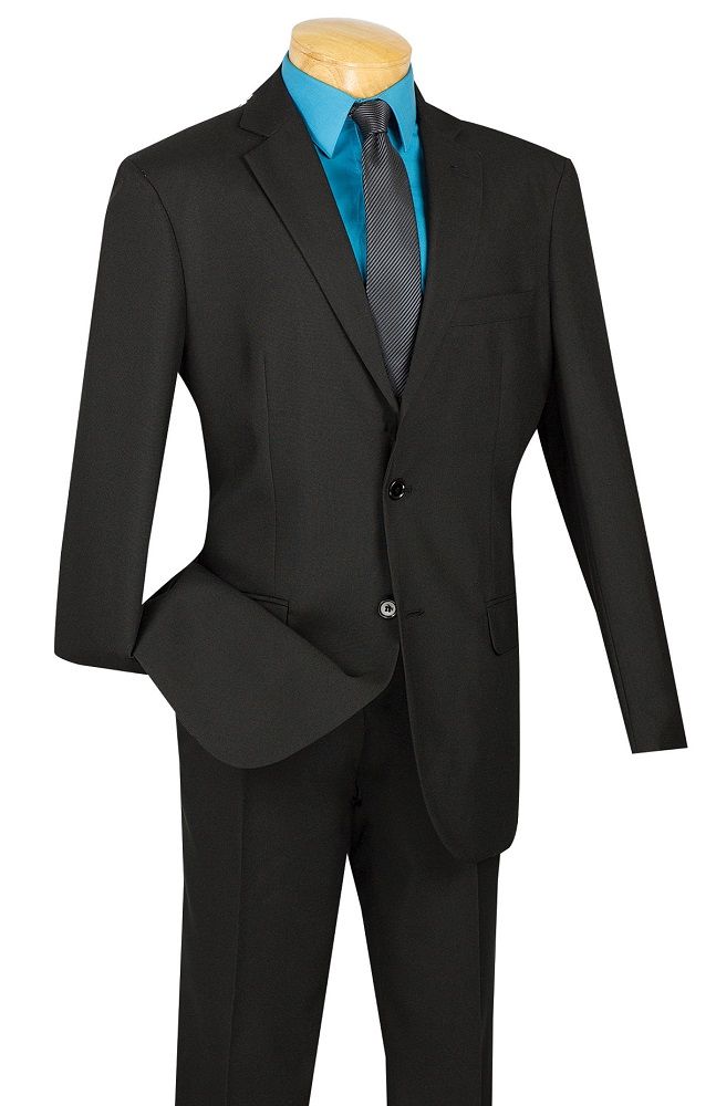 Vinci Men's 2 Piece Poplin Discount Suit Big and Tall Sizes