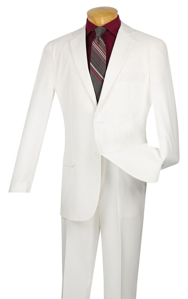 Vinci Men's 2 Piece Poplin Discount Suit Big and Tall Sizes