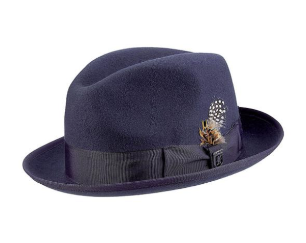 Stacy Adams Men's Fedora Style Dress Hat - Classic Fashion