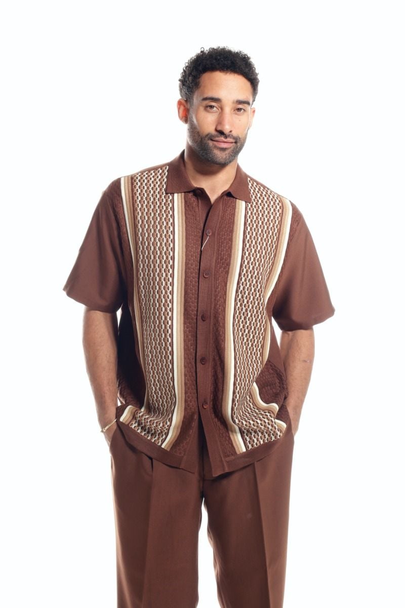 Men's 2 piece walking suits with matching shoes and hat new arrivals