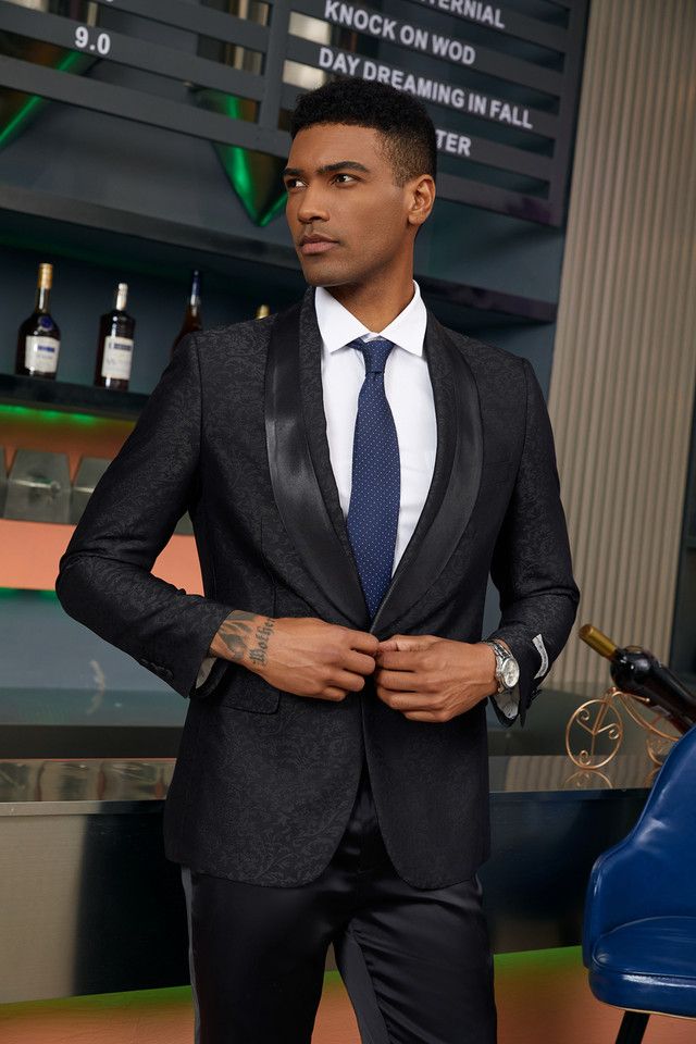 Men's Stacy Adams Modern Fit Business Sport Coat Blazer in Grey Plaid main image 0