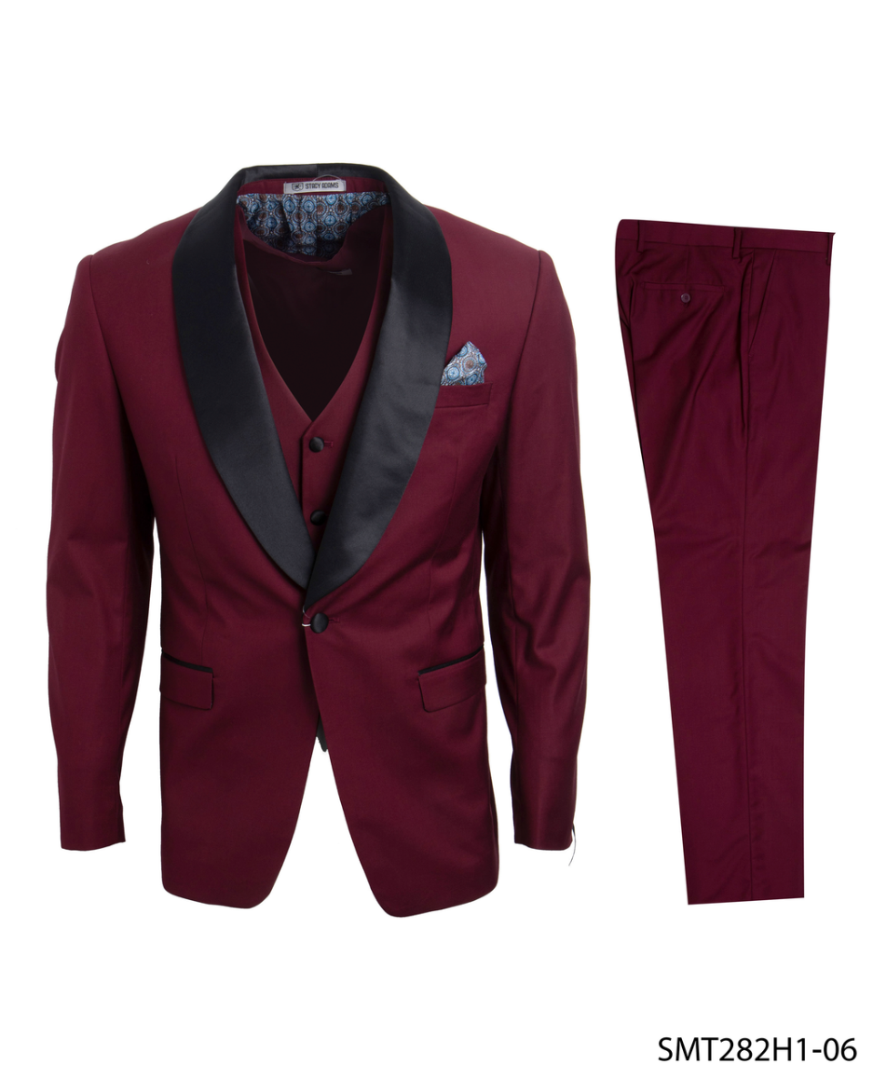 Stacy Adams Men's 3 Piece Tuxedo - Shawl Lapel - Clearance Outlet
