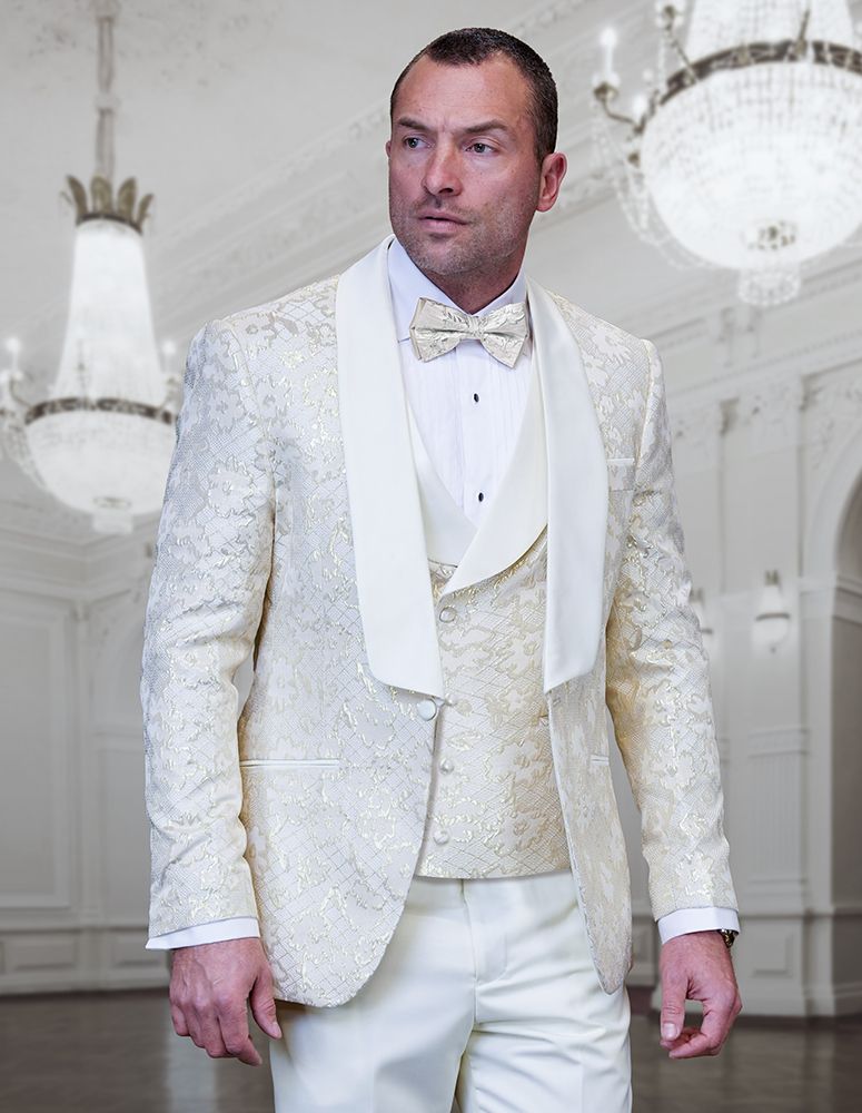 Statement Men's Outlet 3 Piece Wool Tuxedo - Classic Tuxedo main image 1