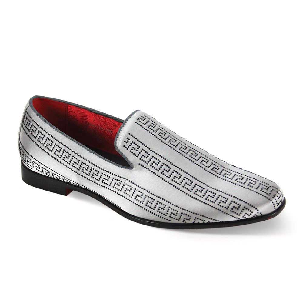 After Midnight Men s Fashion Dress Shoe Crystal Studded Satin