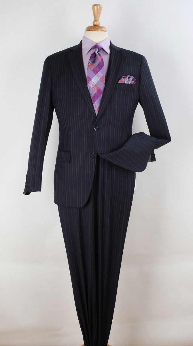 Apollo King Men's 2 Piece 100% Wool Fashion Suit - Varied Styles