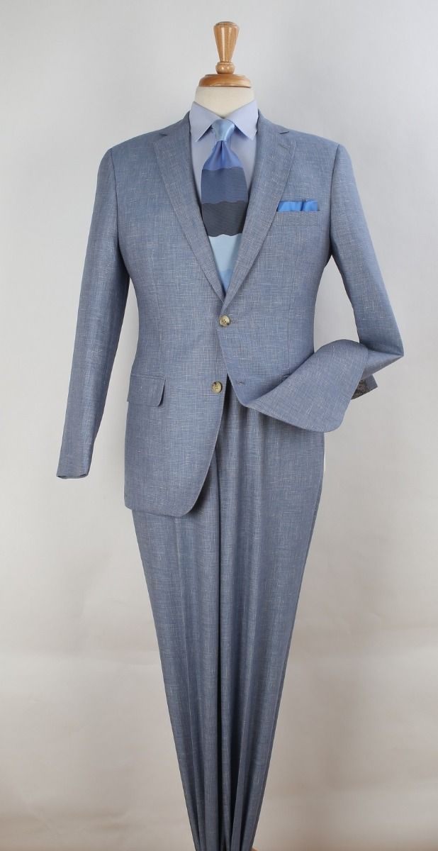 Apollo King Men's Outlet 2 Piece 100% Wool Fashion Suit - Varied Styles