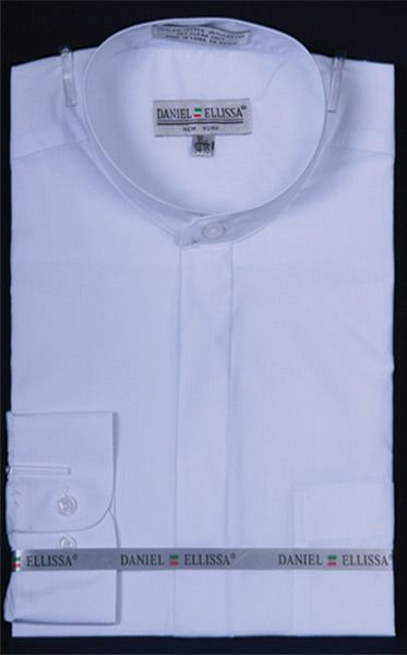 DANIEL ELLISSA BANDED COLLAR SHIRT W/ CONVERTIBLE CUFF DS3001C HONEY GOLD