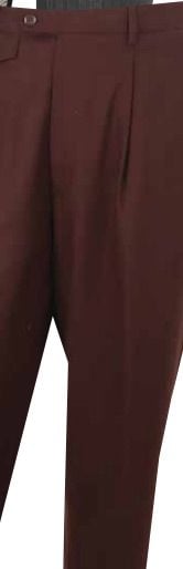Apollo King Men's Semi Wide Leg Fashion Pants - 100% Wool Pants