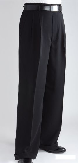 Daniel Ellissa Men's Outlet Wide Leg Pants - Double Pleated