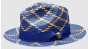 Bruno Capelo Men's Fedora Style Straw Hat - Cross Stitch Weave