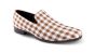 Montique Men's Fashion Loafer - Sleek Plaid