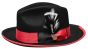 Bruno Capelo Men's Fedora Style Wool Hat - Firm Australian Wool
