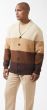 Silversilk Men's Sweater - Ultra Soft Striped Cardigan