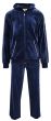 Stacy Adams Men's 2 Piece Velour Walking Suit - Hoodie Set