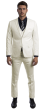 Sean Alexander Men's 3 Piece Skinny Fit Suit - Notch Lapel