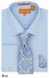Karl Knox Men's French Cuff Shirt Set - Mandala Design Style