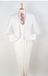 Royal Diamond Men's 3 Piece Slim Fit Fashion Suit - Low Cut Vest