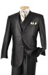 Vinci Men's 3 Piece Executive Outlet Suit - Soft Sharkskin
