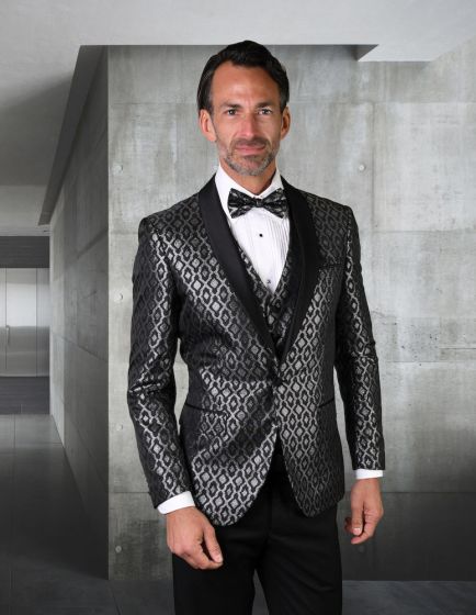 Statement Men's Modern Fit Tuxedo - Vibrant Two Tone