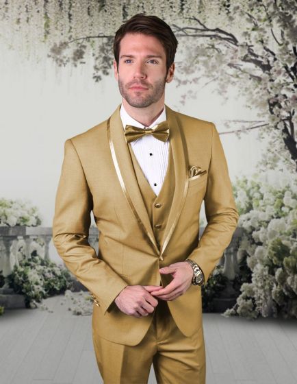 Champagne Beige Tux Tuxedo for Men