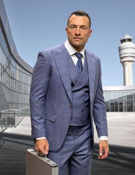 Statement FLORENCE-TAN-3PC Mens Suit main image 0