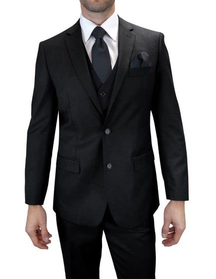 Royal Diamond Men's Outlet 3pc Discount Fashion Suit - Sleek Business