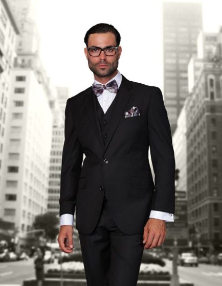 Royal Diamond Men's Outlet 3 Piece Executive Suit - Classic Business