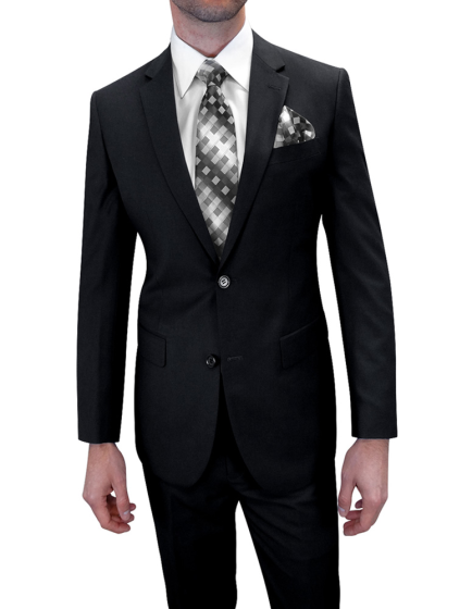 Pacelli by Zacchi Men's Outlet 2 Piece Executive Suit - Solid Colors