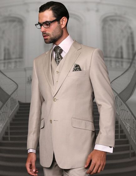Statement LARGO-TAN-3PC Mens Suit main image 0