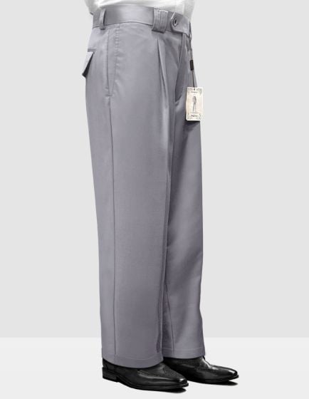 Statement Men's 100% Wool Pant - Pleated Wide Leg