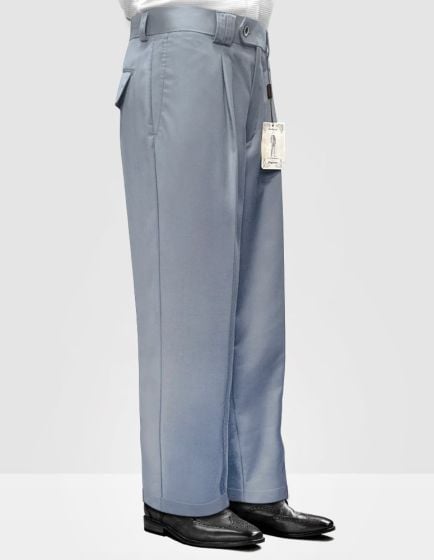 Statement Men's Outlet 100% Wool Pant - Pleated Wide Leg