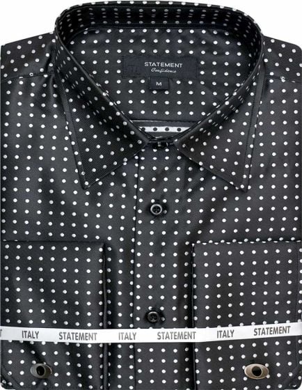 Statement Men's Long Sleeve Woven Shirt - Varied Designs