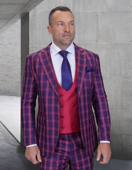 Men's Suit Plaid