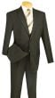 CCO Men's 2 Piece Poplin Outlet Suit - 2 Button Jacket