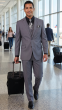 Statement Men's Outlet 100% Wool 3 Piece Suit - Solid Colors