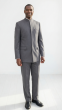 grey Man 2 Pieces Suit Nehru Jacket