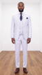 Statement Men's Outlet 3 Piece 100% Wool Fashion Suit - Bold Colors