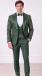 Hunter Green Mens Peak Lapel Tuxedo