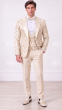 Off White Mens Peak Lapel Tuxedo